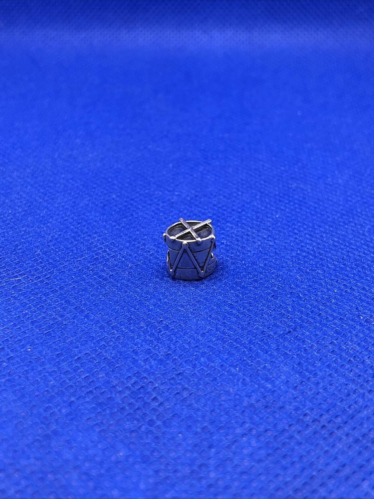 Authentic KALIA 925 Sterling Silver Drum Instrument Slide Bracelet Charm