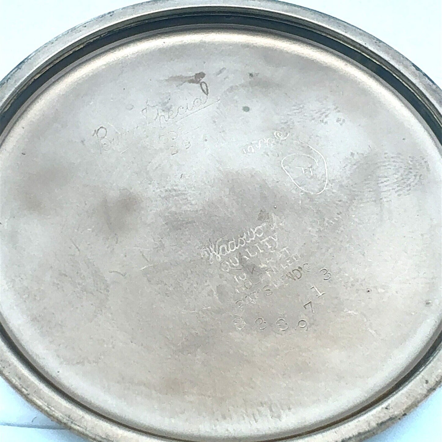 1925 Illinois Bunn Special Model 9 10K Gold Filled Railroad Pocket Watch w/Fob