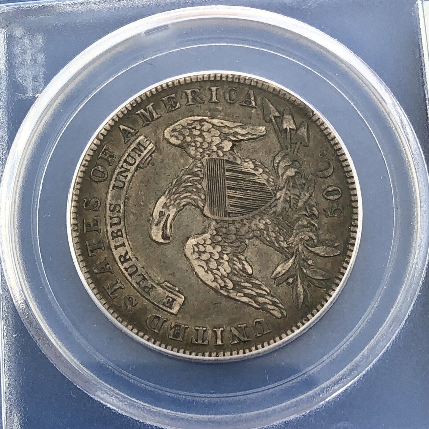 1836 Capped Bust Silver Half Dollar 50c Lettered Edge PCGS XF40 Early US Coin