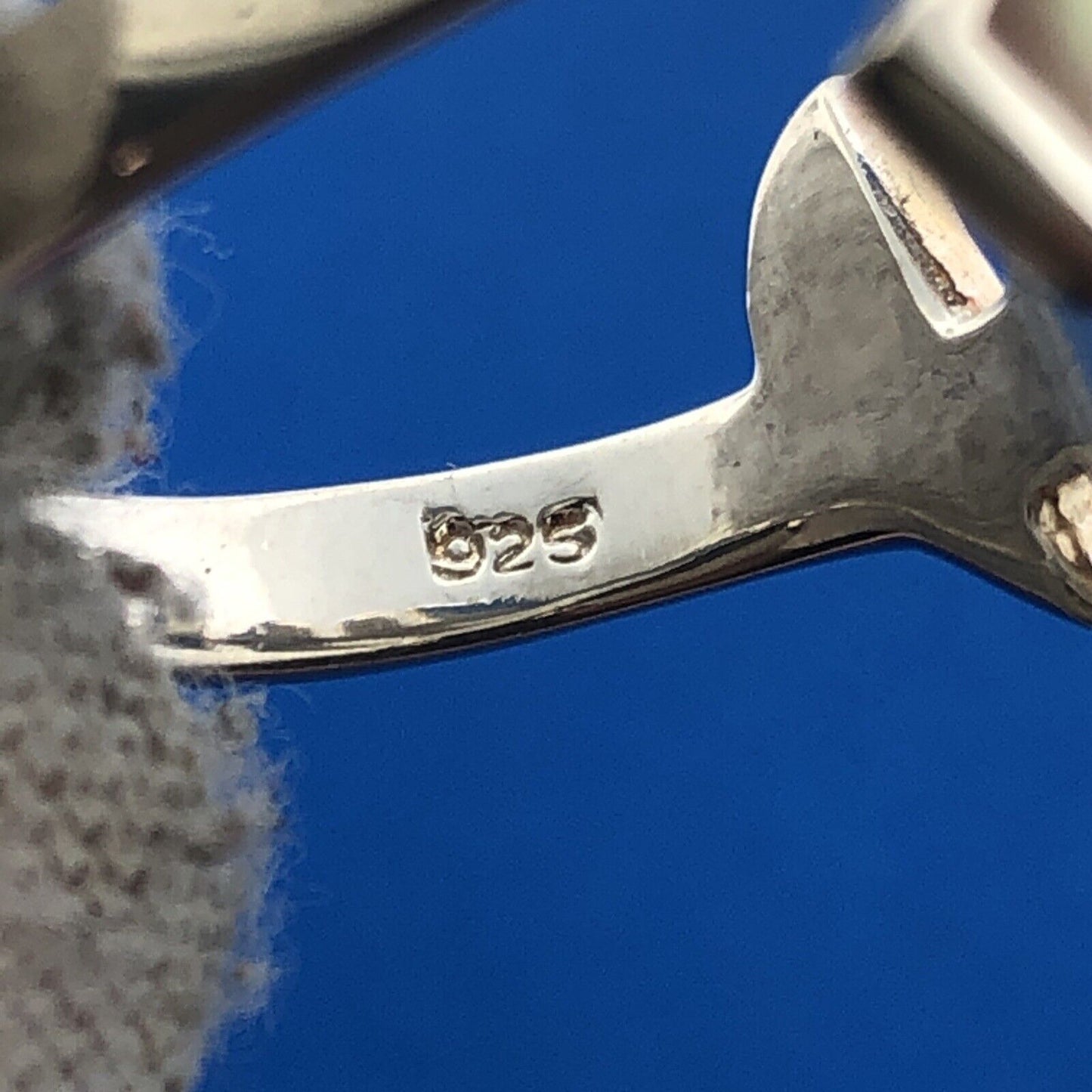 Designer LS Sterling Silver 925 Multi-Color Abalone Modernist Cocktail Ring