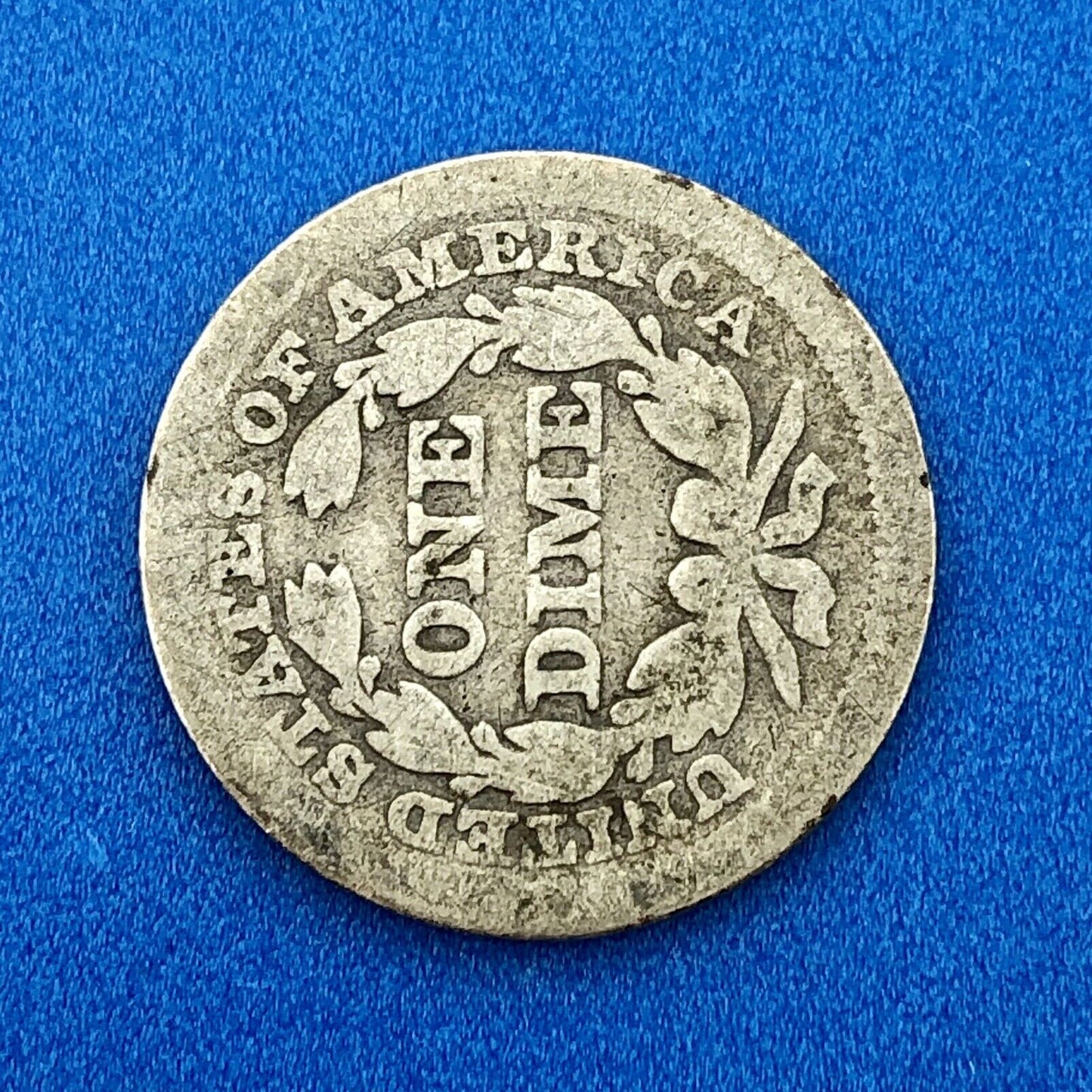 1854 P Seated Liberty Silver Dime 10c Better Key Philadelphia Mint Coin