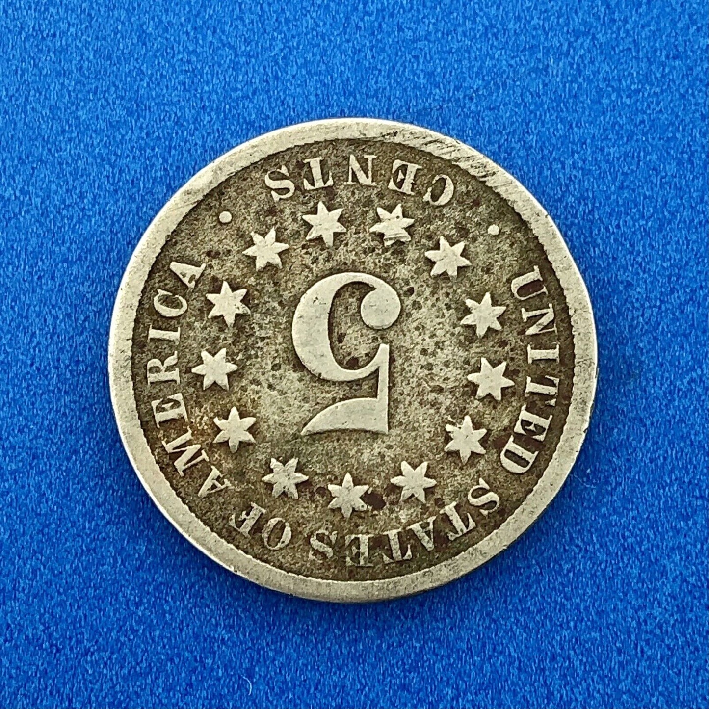 1870 P Shield Nickel 5c Better Key Rare Philadelphia Mint Coin No Rays