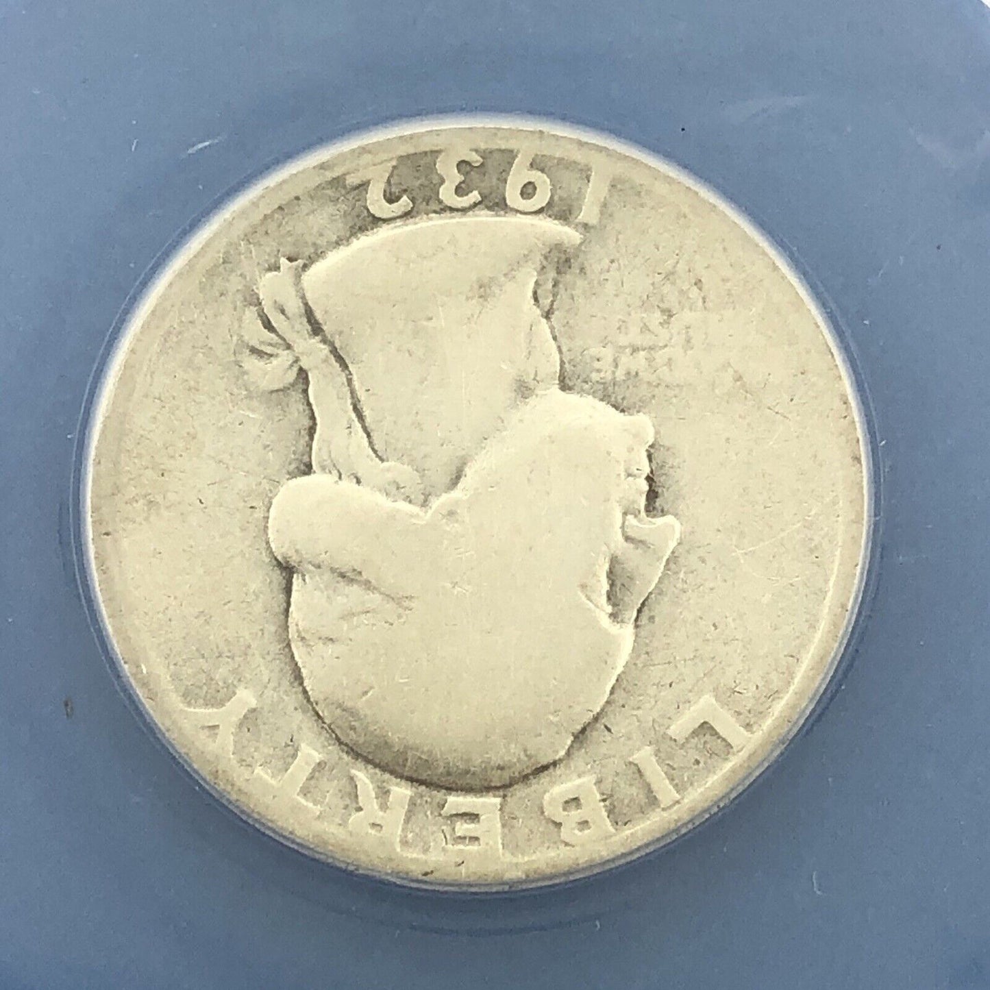 1932 D Silver Washington Quarter The Key Date Better Rare Denver ANACS G 6