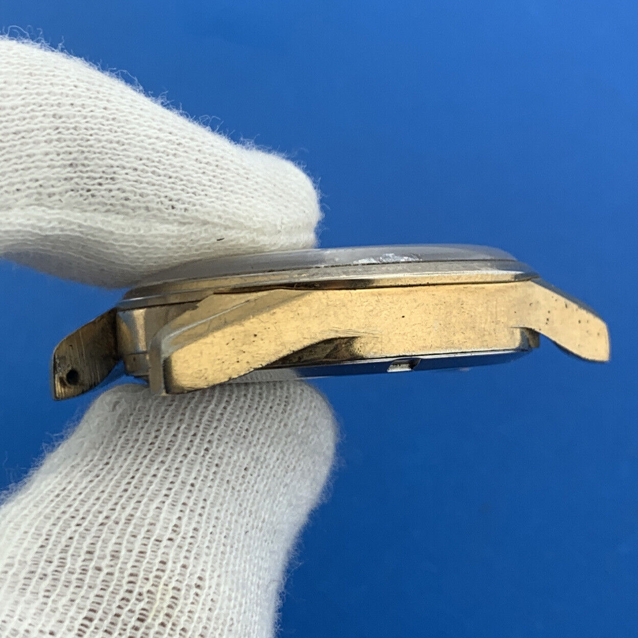 Mid Century Benrus 17 Jewels Date Window Wrist Working Watch Head