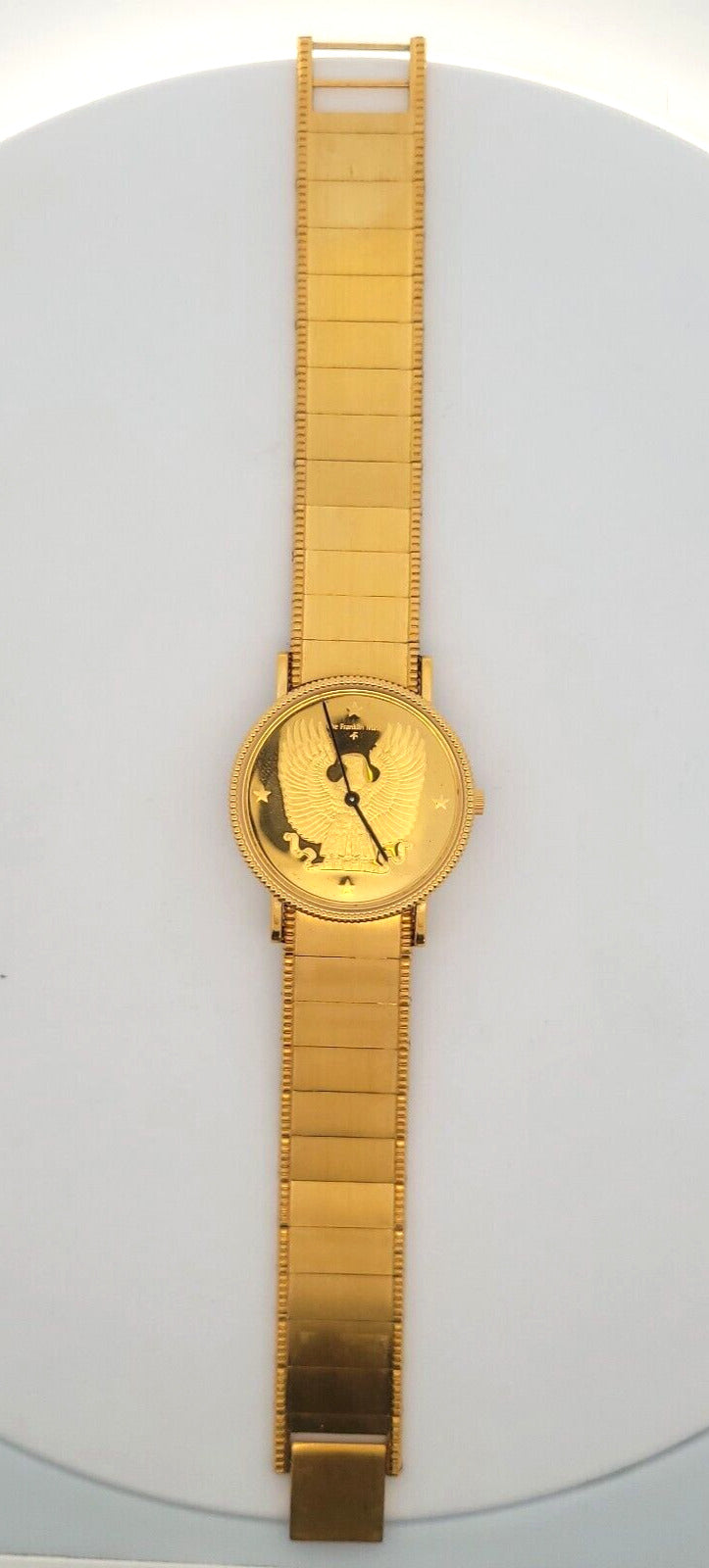 1989 Franklin Mint 925 Sterling Silver Vermeil Box Eagle Watch Parts Only