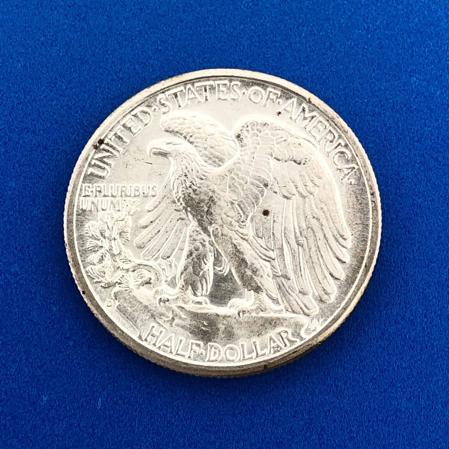 1945 D Silver Walking Liberty Half Dollar Better Key Denver Mint Coin GEM BU