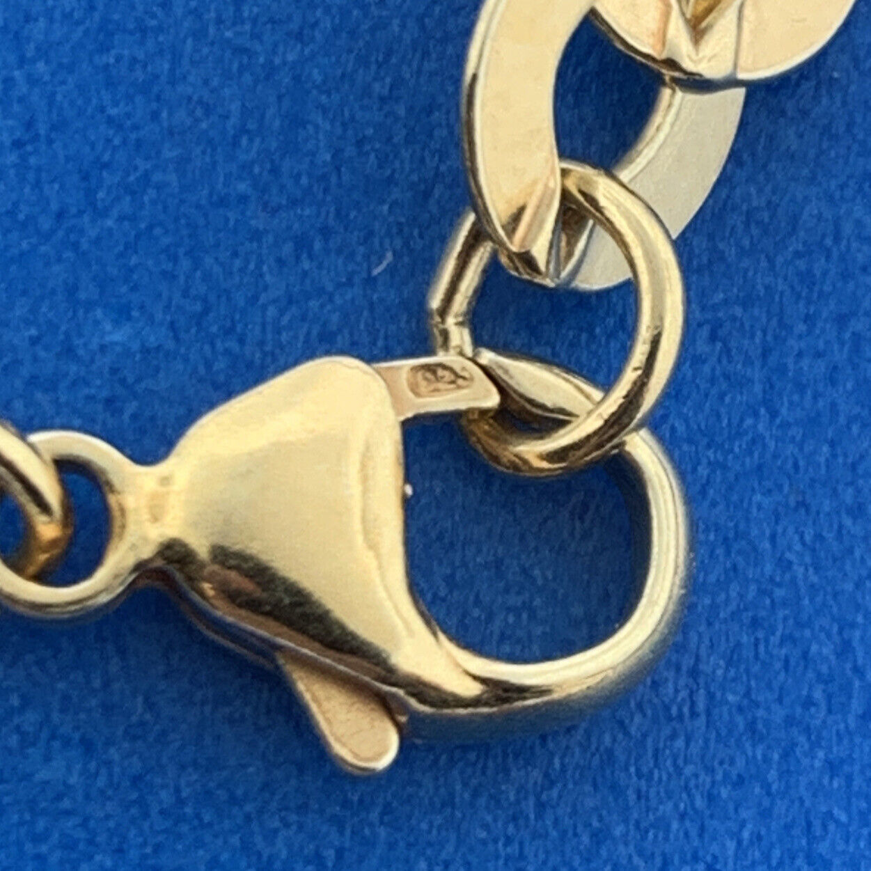 Stunning Vermeil Sterling Silver 925 Oval Link 24" Chain Necklace