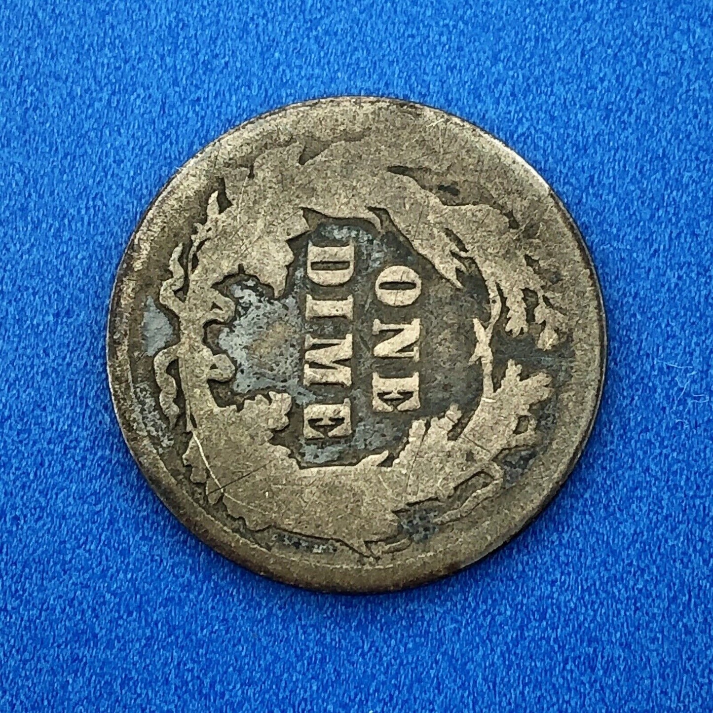 1877 P Silver Seated Liberty Dime 10c Better Key Scarce Philadelphia Mint Coin