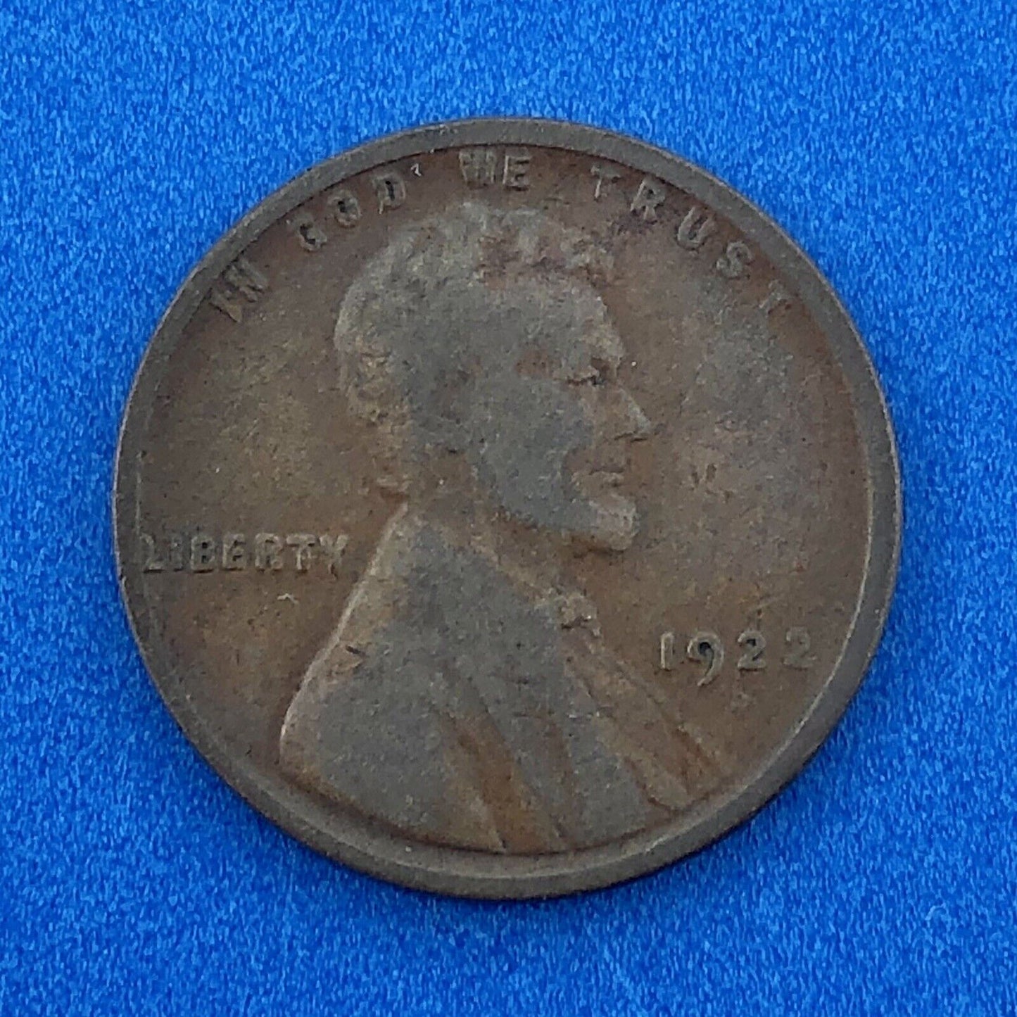 1922 D Lincoln Cent Wheat Ears Reverse Key Rare 1c Cent Penny Denver Coin