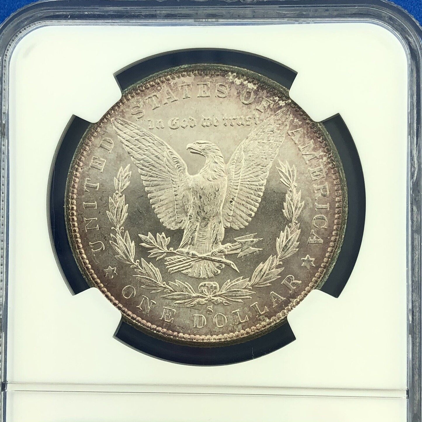 1880 S Morgan Silver Dollar Better Key San Francisco Sunset Tones NGC MS64 Coin