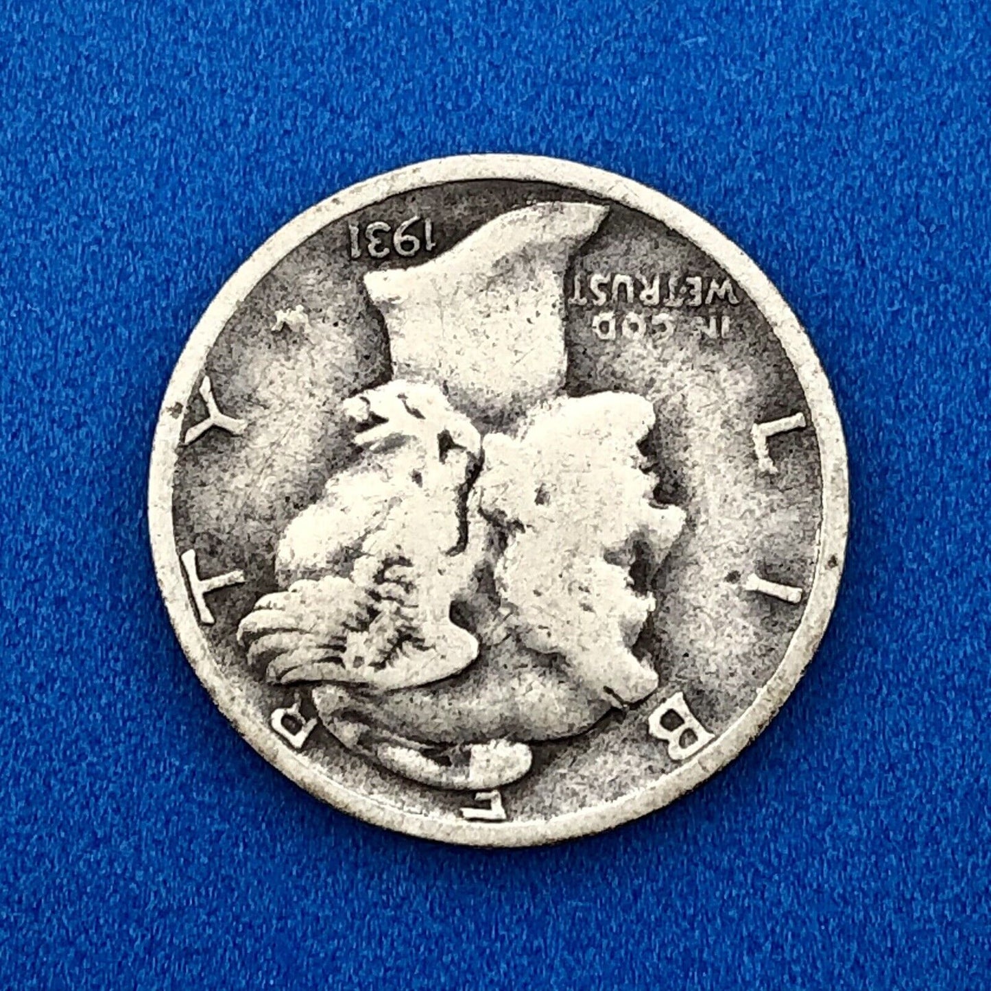 1931 S United States 90% Silver Mercury Dime Key Date Scarce San Francisco Coin