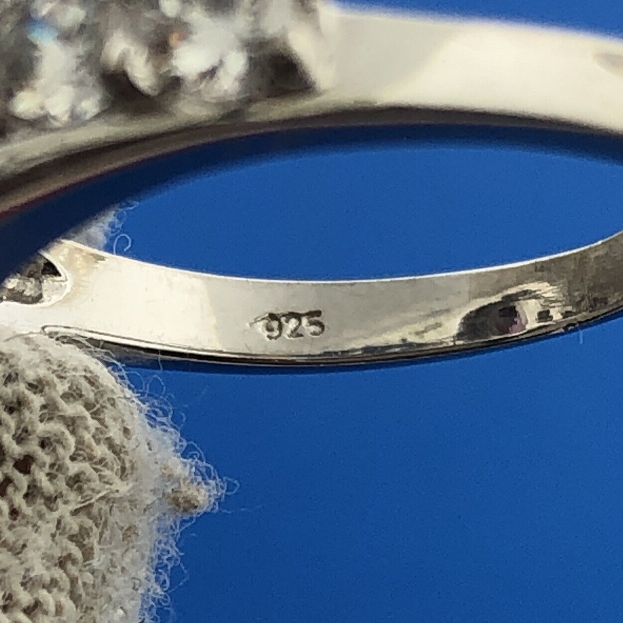 Sterling Silver 925 Oval Pink Tourmaline CZ Engagement Promise Cocktail Ring