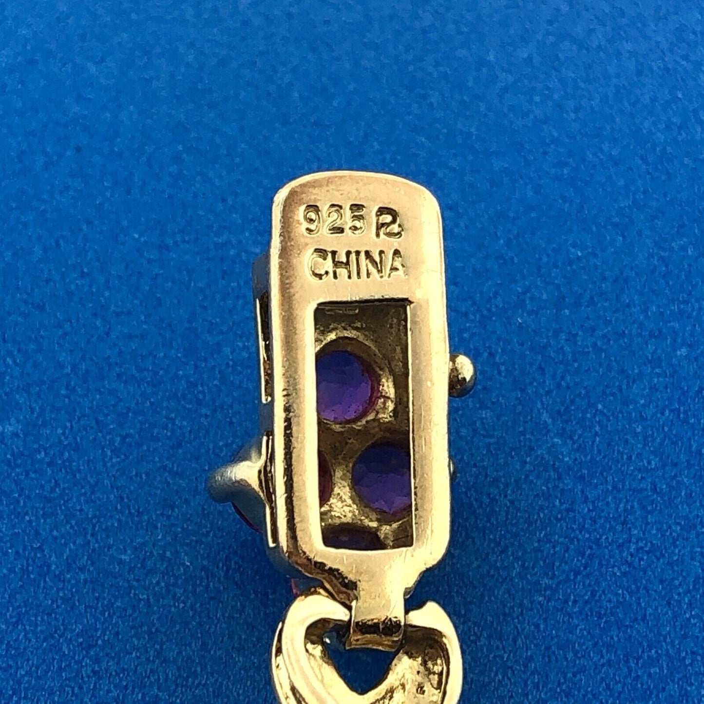 Designer 925 Sterling Silver Pink Spinel X O Floral Two Tone Tennis Bracelet