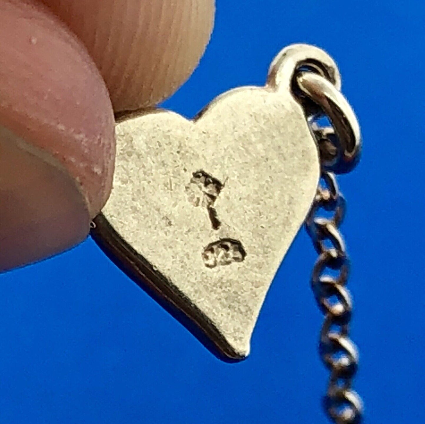 Charming Designer Sterling Silver 925 Heart Charm Sweetheart Promise Necklace