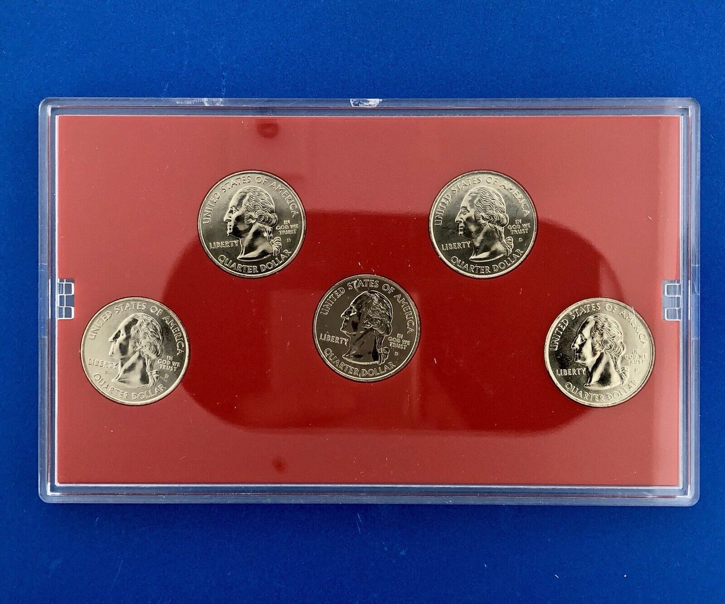 2001 P D State Quarter Collection Platinum Gold Philadelphia Denver 20 Coin Lot
