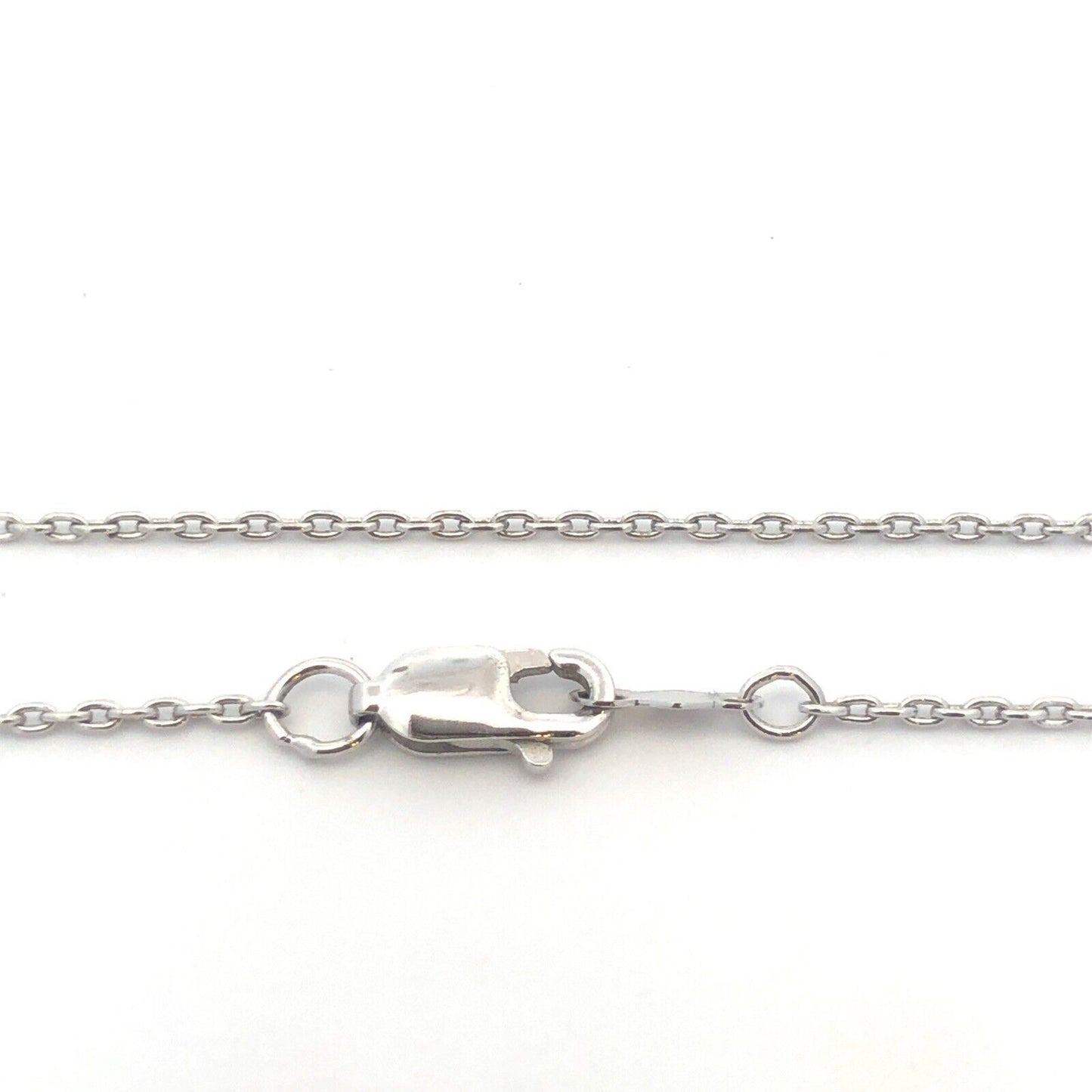 Designer 925 Sterling Silver Script Capital A Initial Letter Chain Necklace