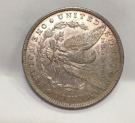 1881 O Silver Morgan Dollar U.S Coinage Key Better Date New Orleans Mint Toned