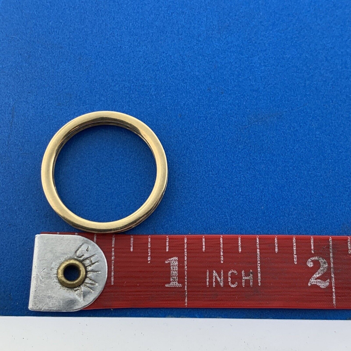 14K Yellow Gold Cubic Zirconia CZ Infinity Eternity Anniversary Band Ring