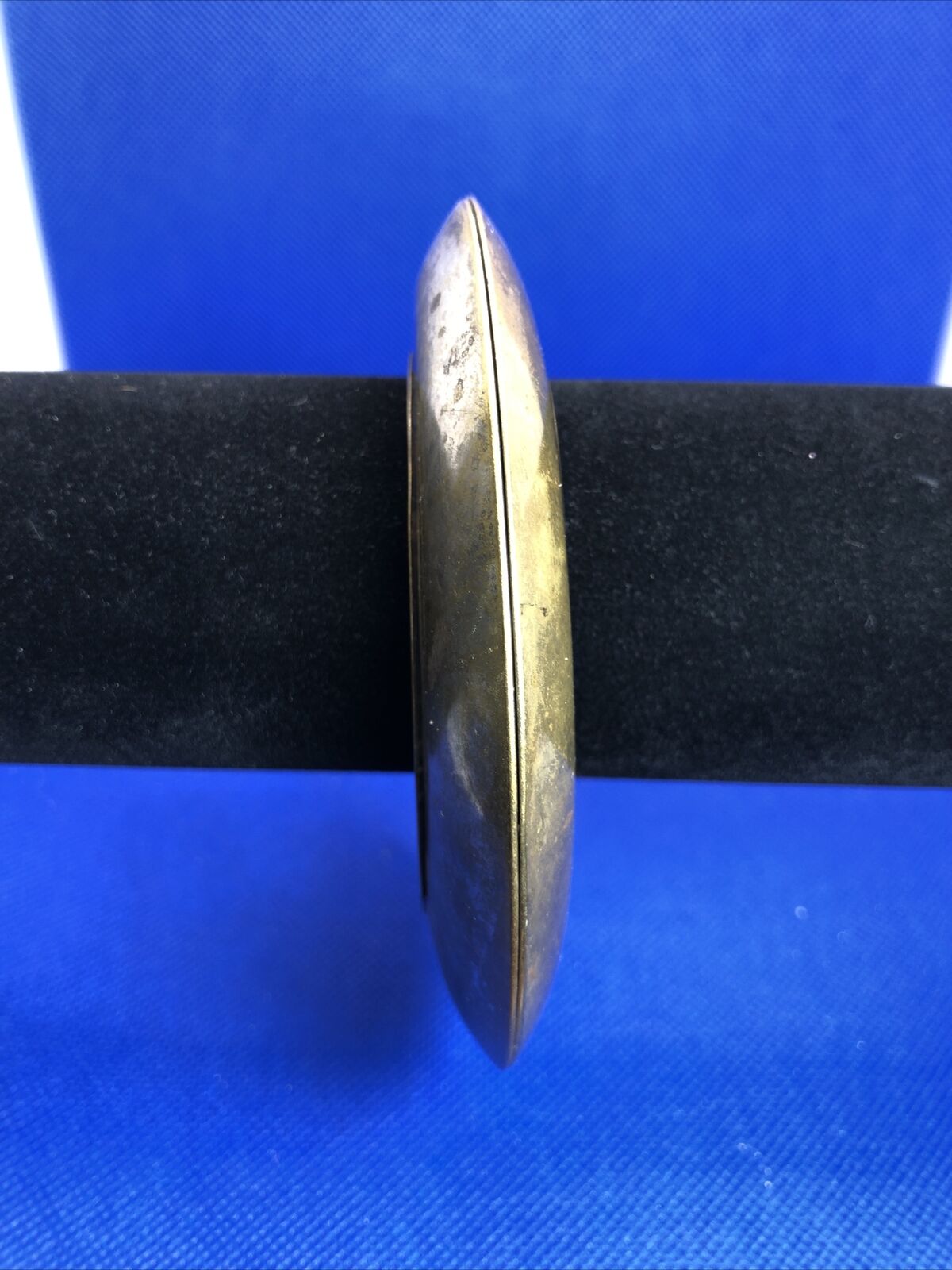 1980's Brass Copper Silver Tone Lot Twenty Bangle And Statement Cuff Bracelets