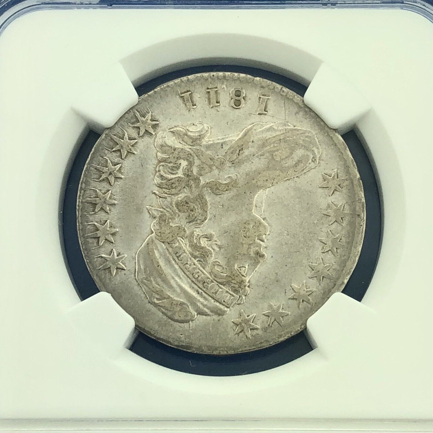 1811/10 Capped Bust Silver Half Dollar 50c Lettered Edge NGC XF Details Coin