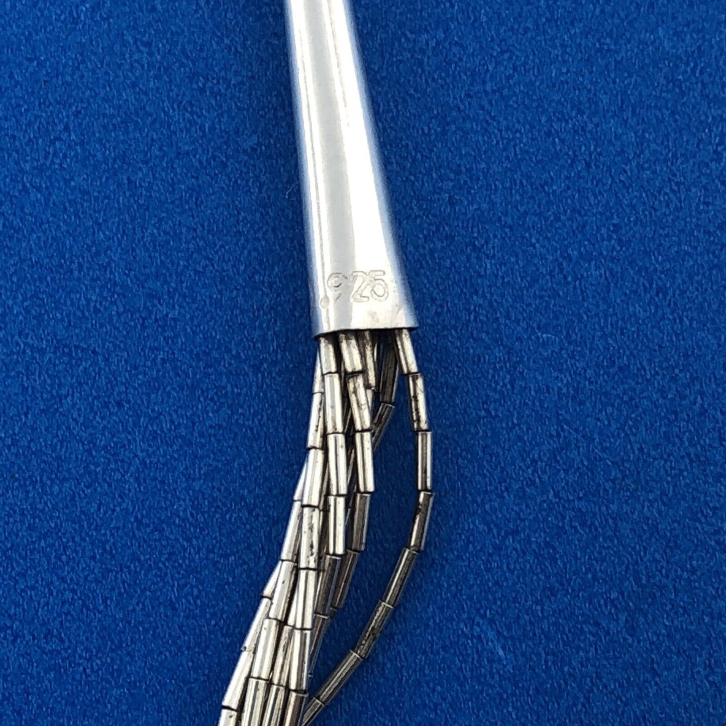 Carolyn Pollack Relios Sterling Silver 925 Liquid Silver Ten Strand Necklace