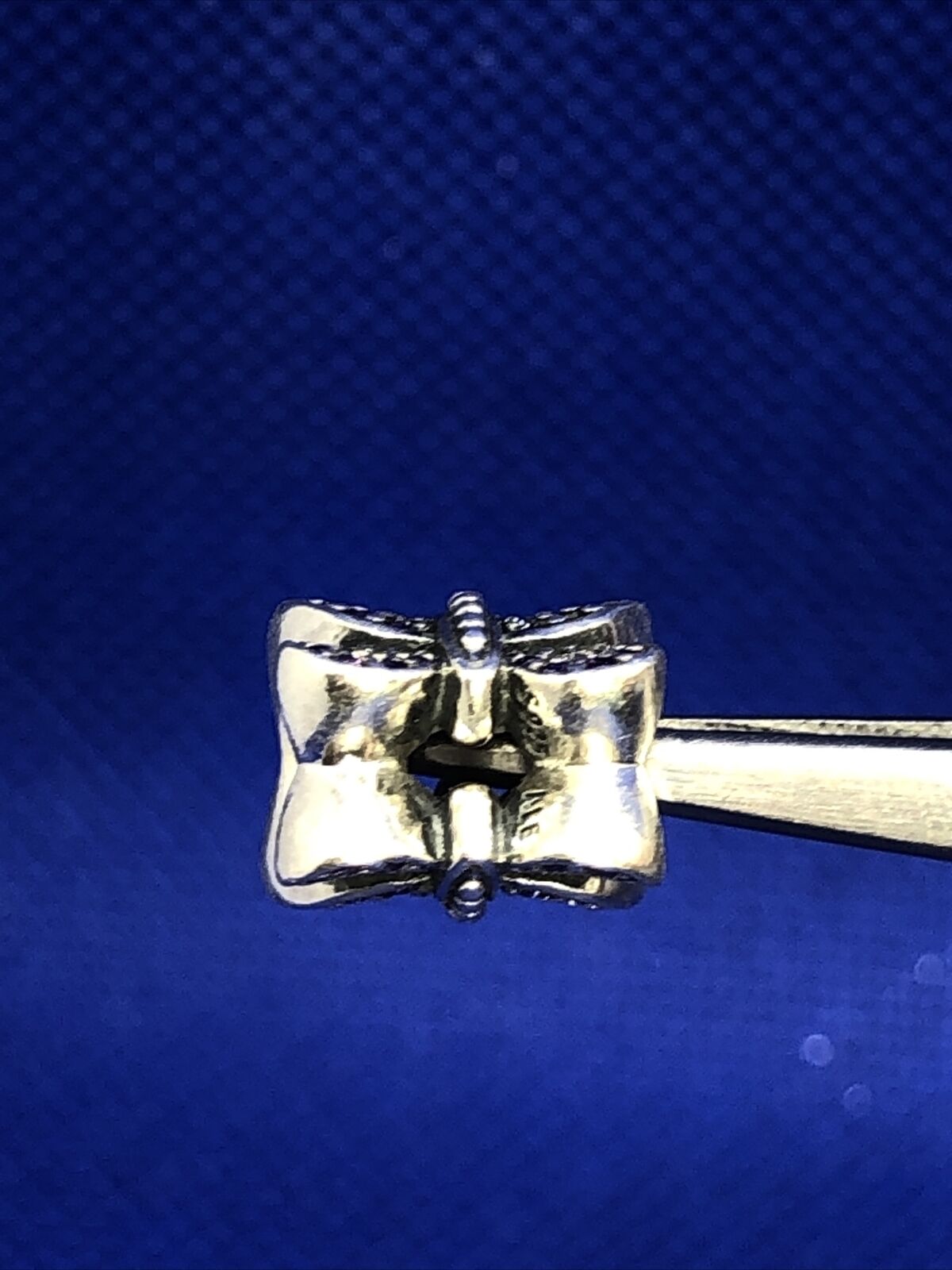 Retired PANDORA ALE 925 Sterling Silver White & Purple CZ Butterfly Charm 791257