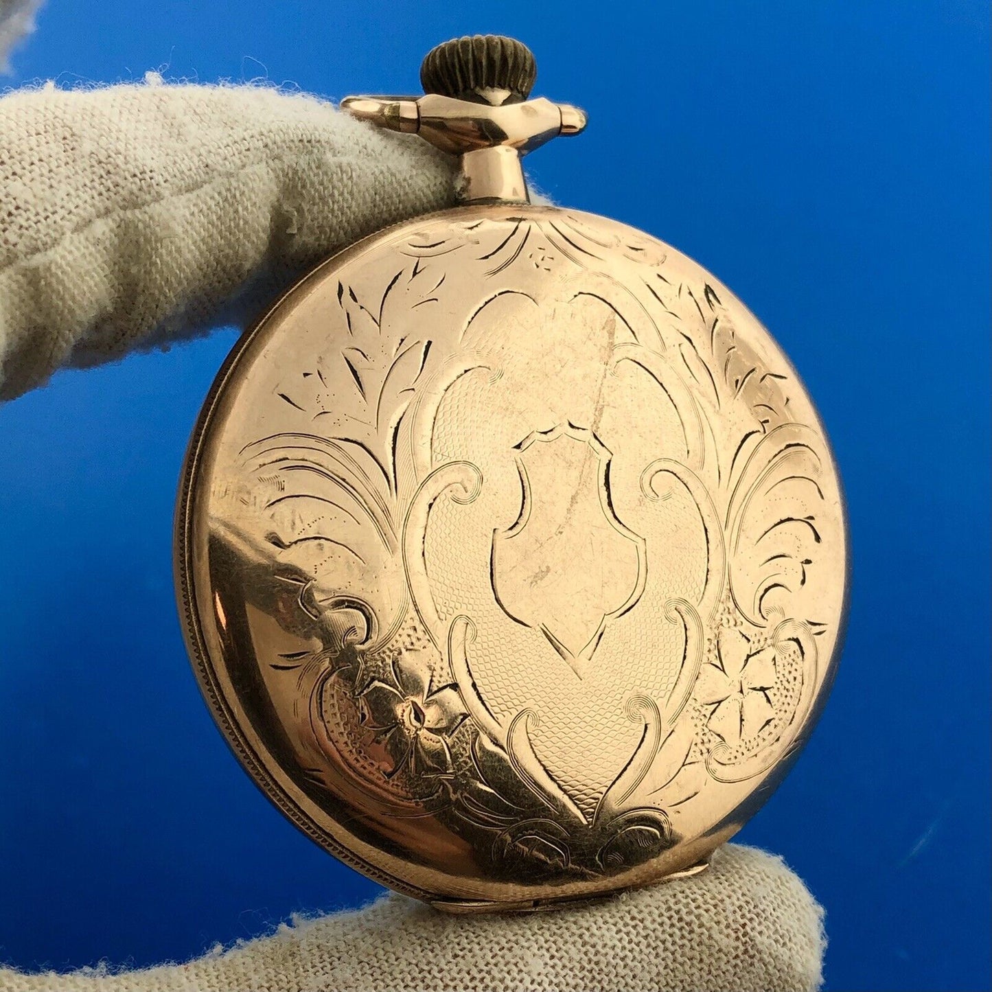 1921 Illinois Gold Filled Full Hunter Grade 305 17j Model 7 Pocket Watch Works