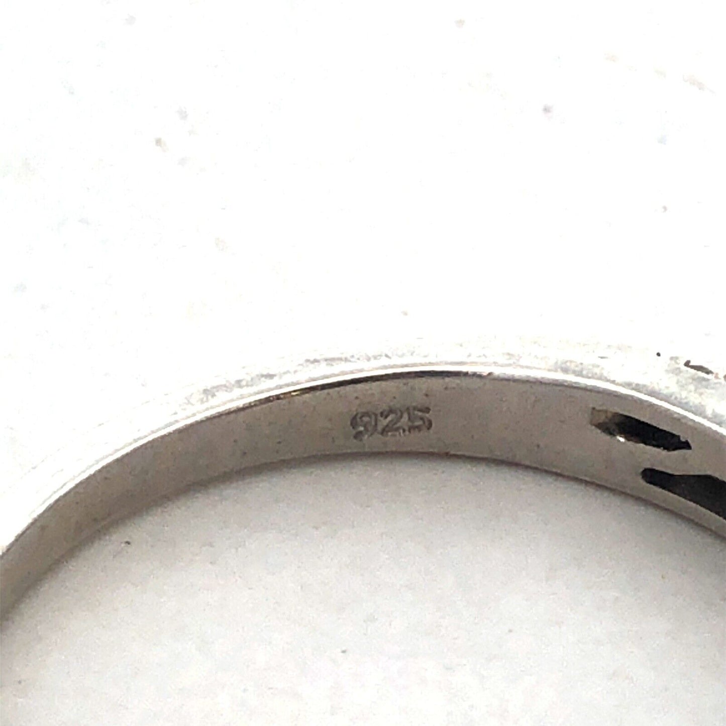Designer DJoy 925 Sterling Silver Round Diamond Pave Anniversary Band Ring