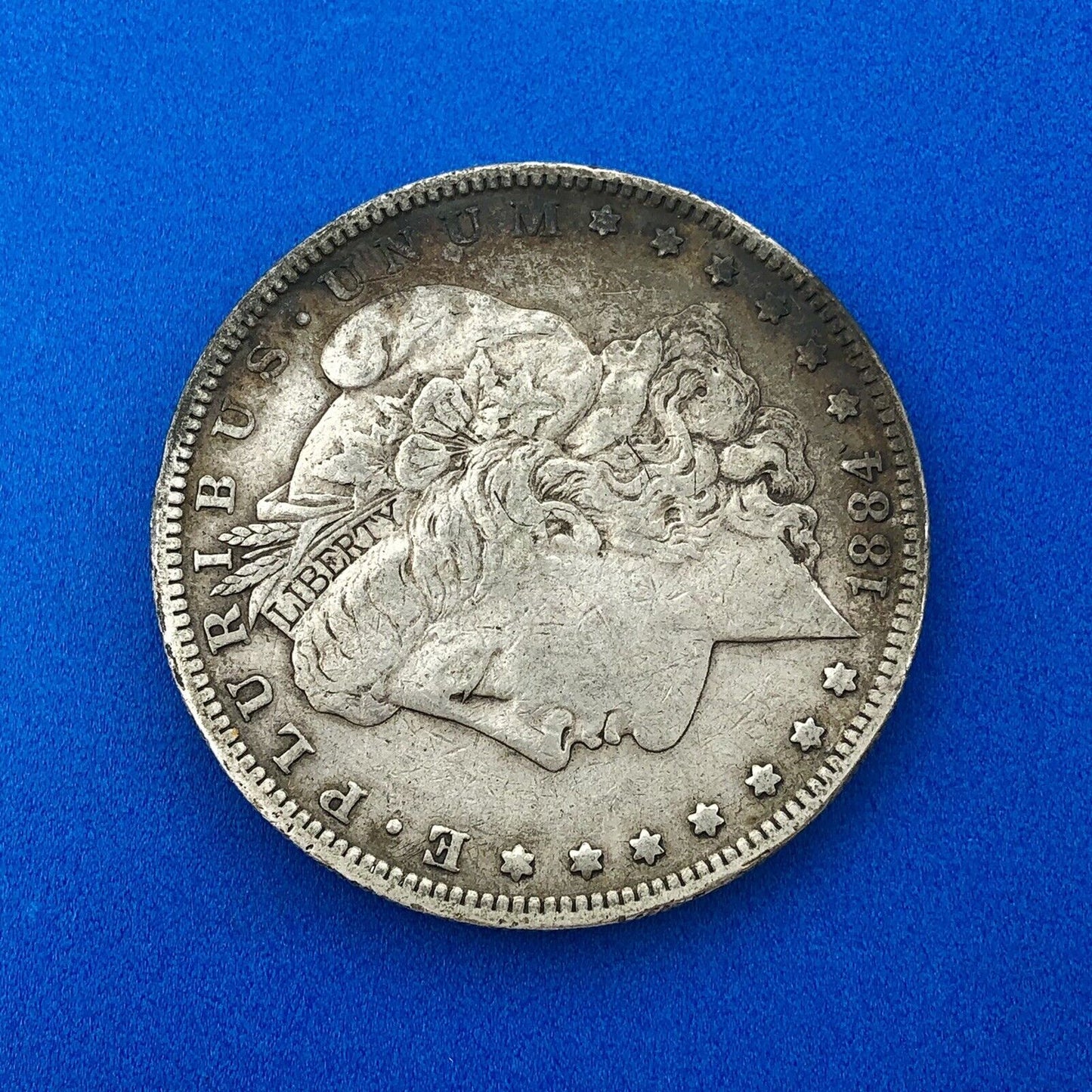 1884 S Morgan Silver Dollar $1 Better Rare Key San Francisco Mint Coin