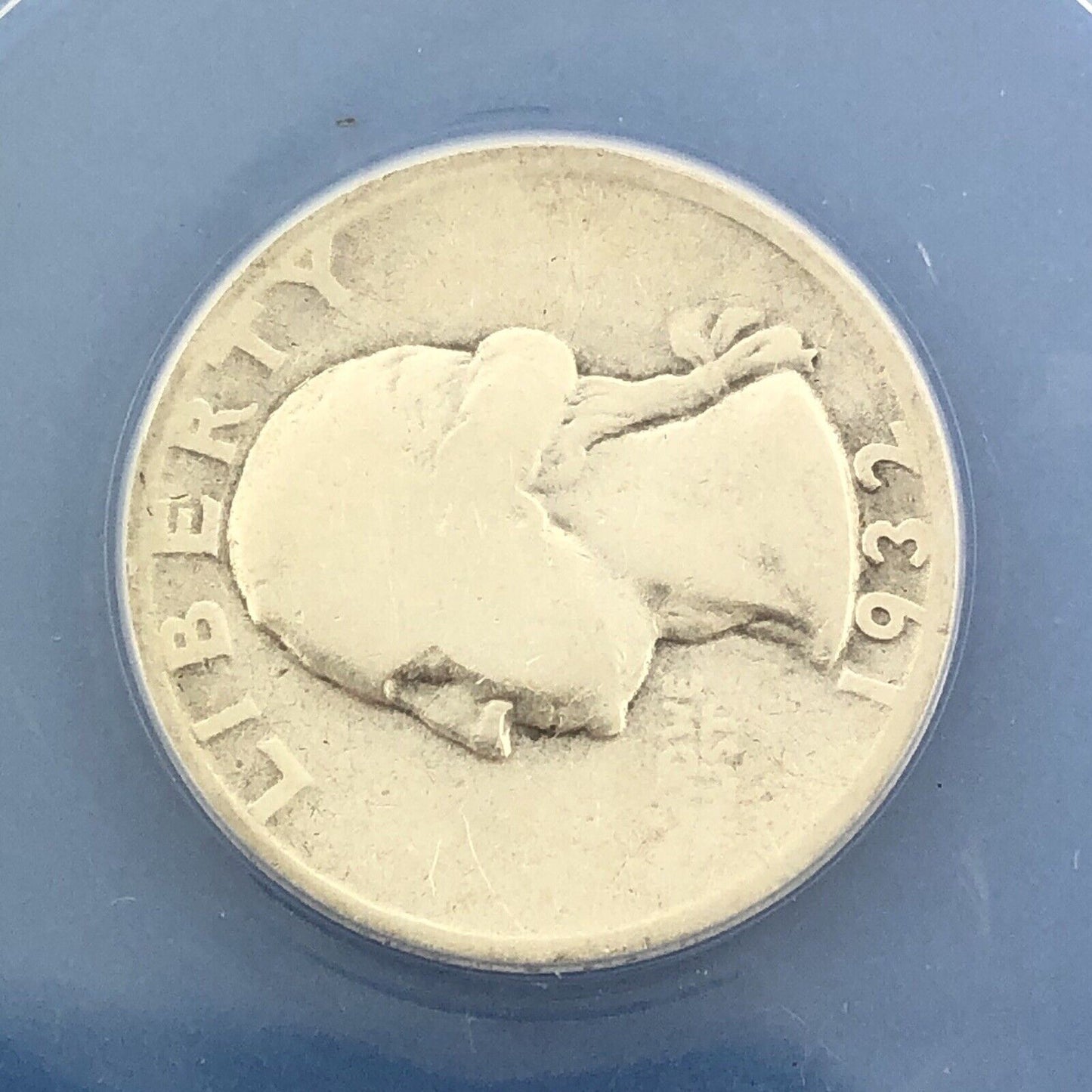 1932 D Silver Washington Quarter The Key Date Better Rare Denver ANACS G 6