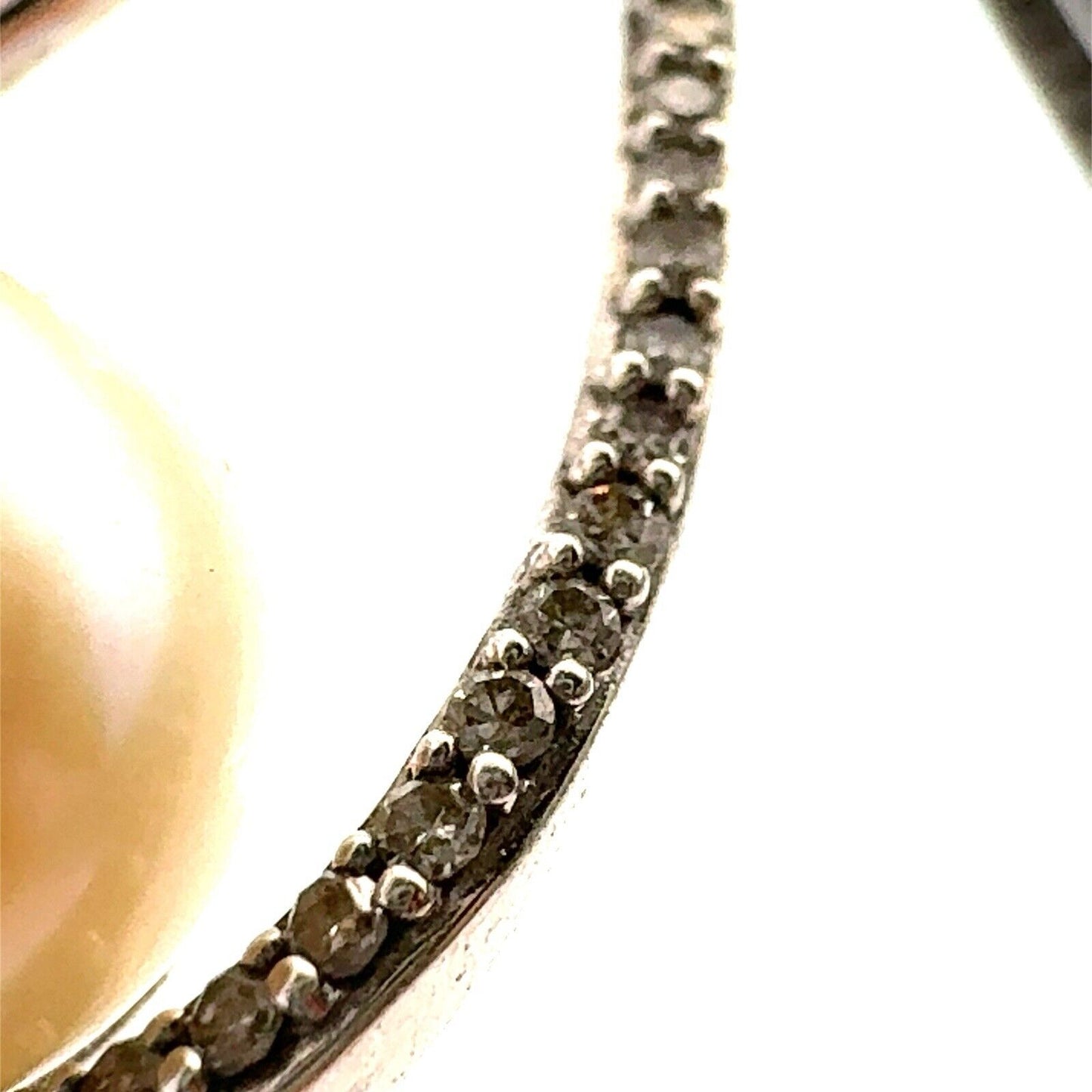 Designer RL 925 Sterling Silver 14K Gold Two Tone Pearl Infinity Pendant