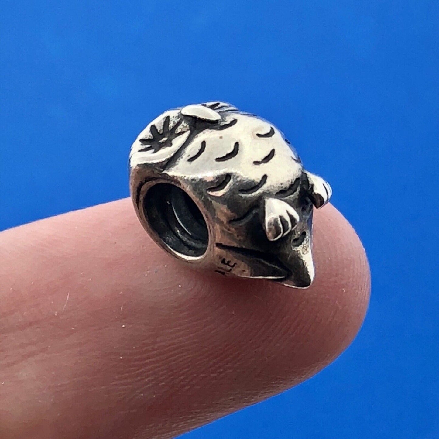 Authentic PANDORA ALE Sterling Silver 925 Wise Owl 790278 Slide Charm Retired