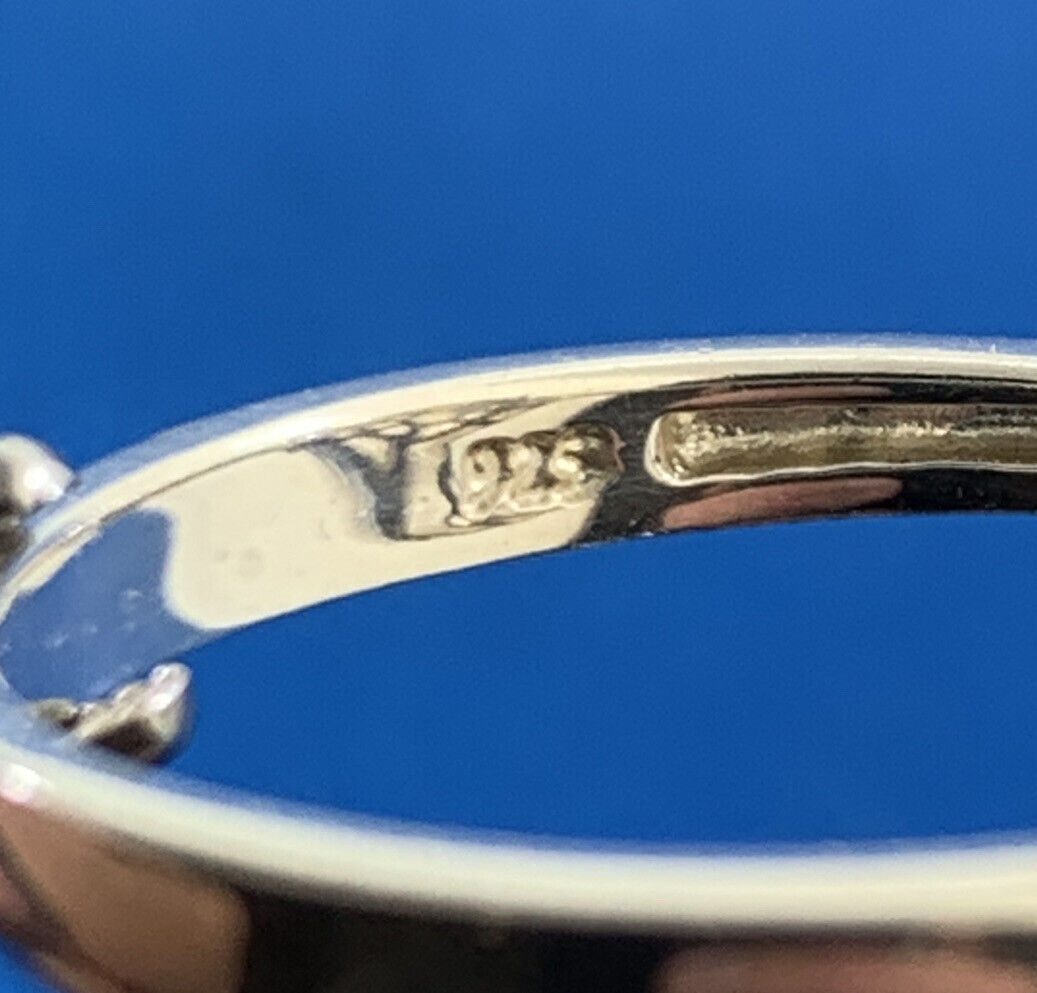 Designer Oval Citrine 925 Sterling Silver Statement Cocktail Ring