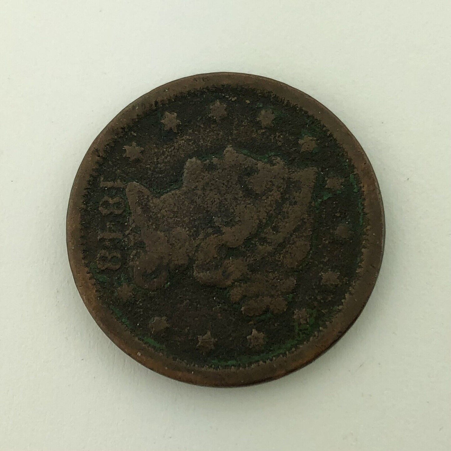 1848 P Liberty Head Braided Hair Large Copper Cent Better Philadelphia Mint Coin