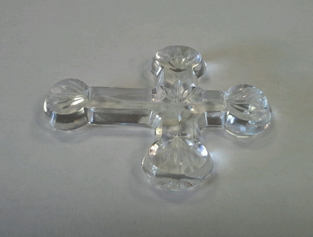 Waterford Crystal Cross Ornament Comes with Pouch