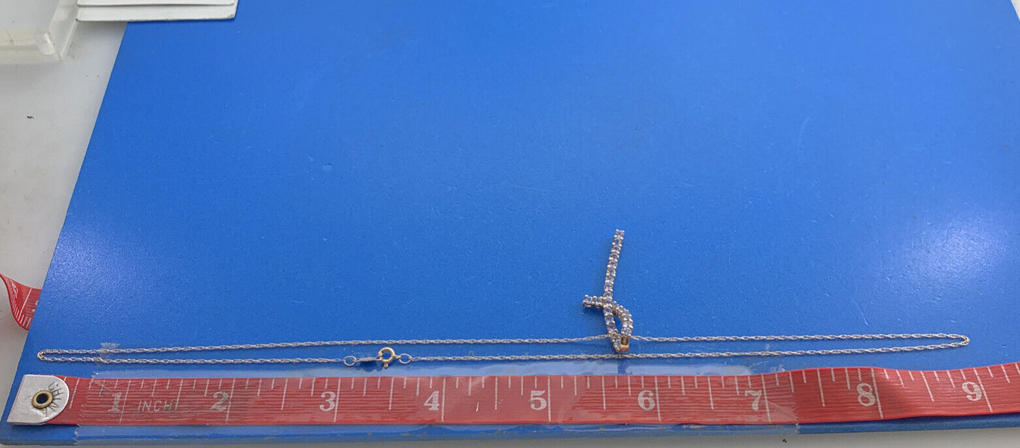 Designer 14K Yellow Gold Tanzanite Infinity Eternity Anniversary Necklace