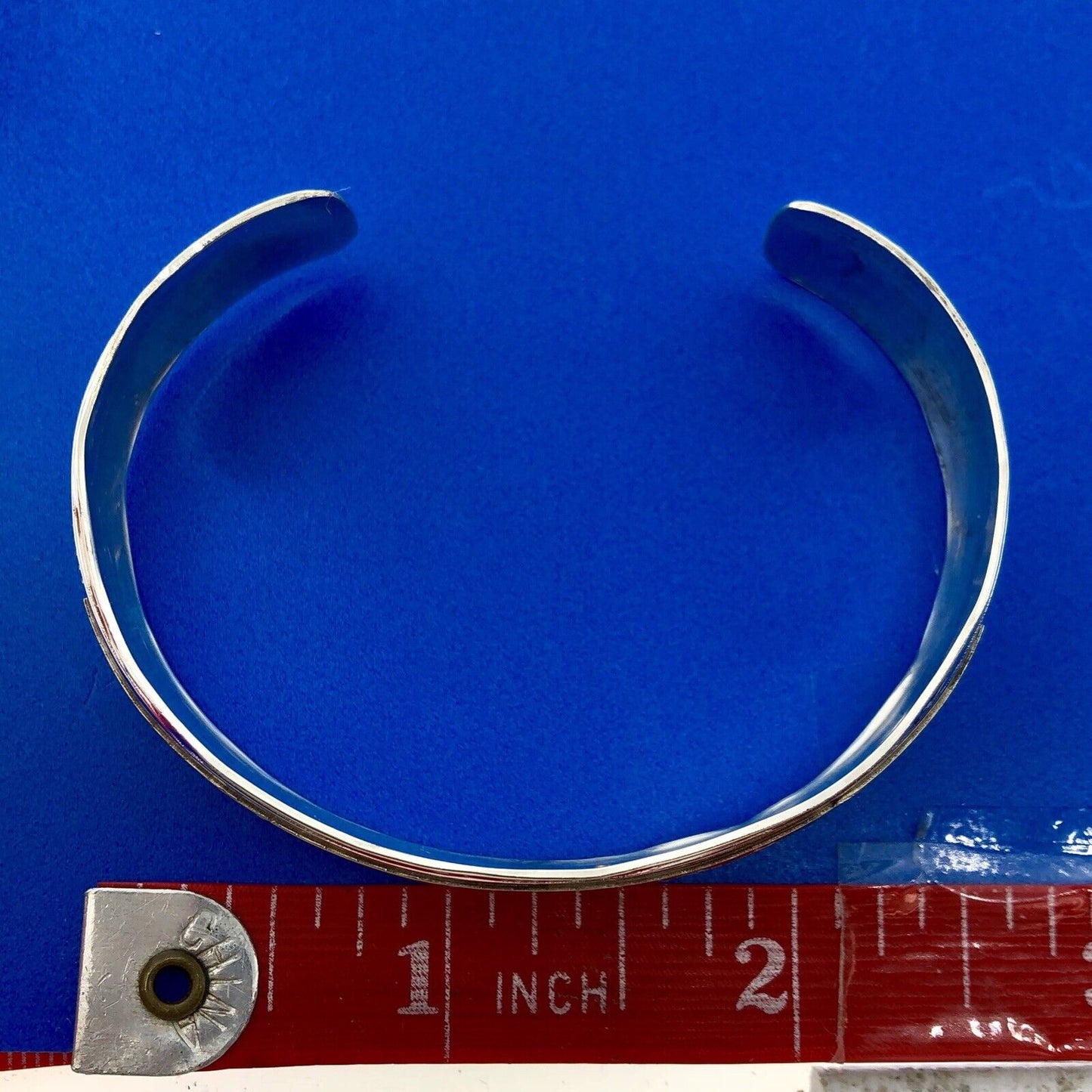 Vintage TA Begay Navajo Sterling Silver 12 Gold Filled Storyteller Cuff Bracelet