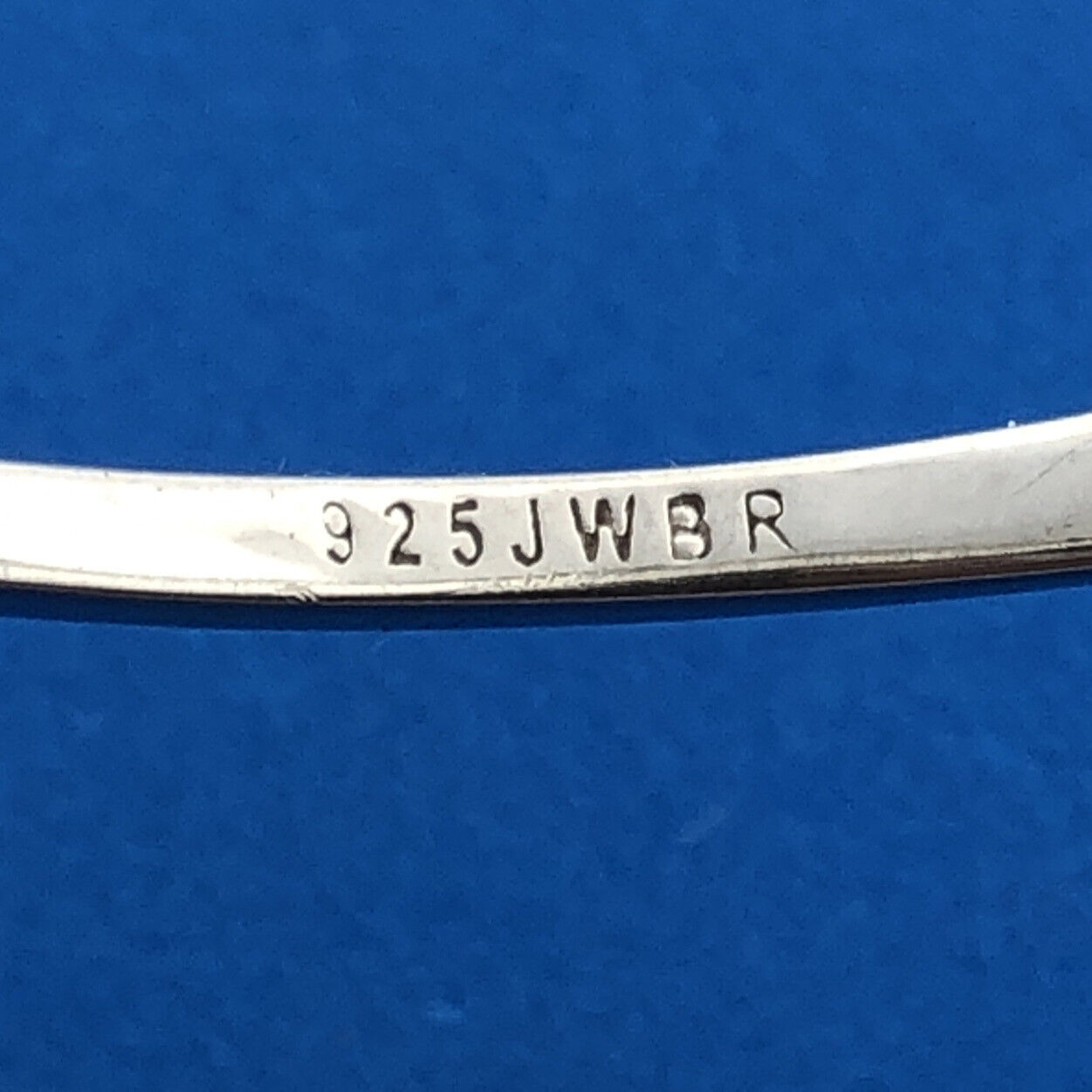 Gordon's Sterling Silver 925 Diamond Bangle Bracelet