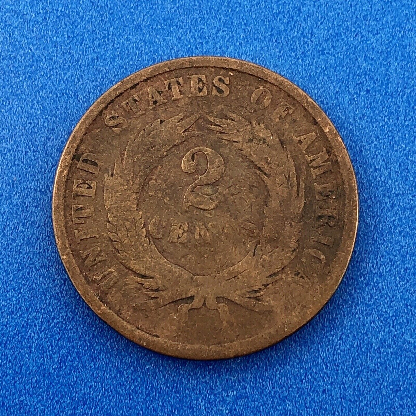 1866 P Bronze Two-Cent Piece Three Coin Mixed Date Union Shield Philadelphia Lot