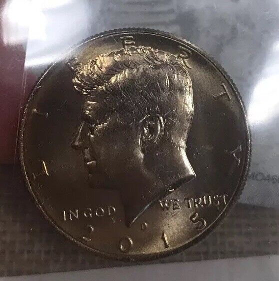 2015 American Space Commemorative Two Coin Collection BU Kennedy Half Dollars