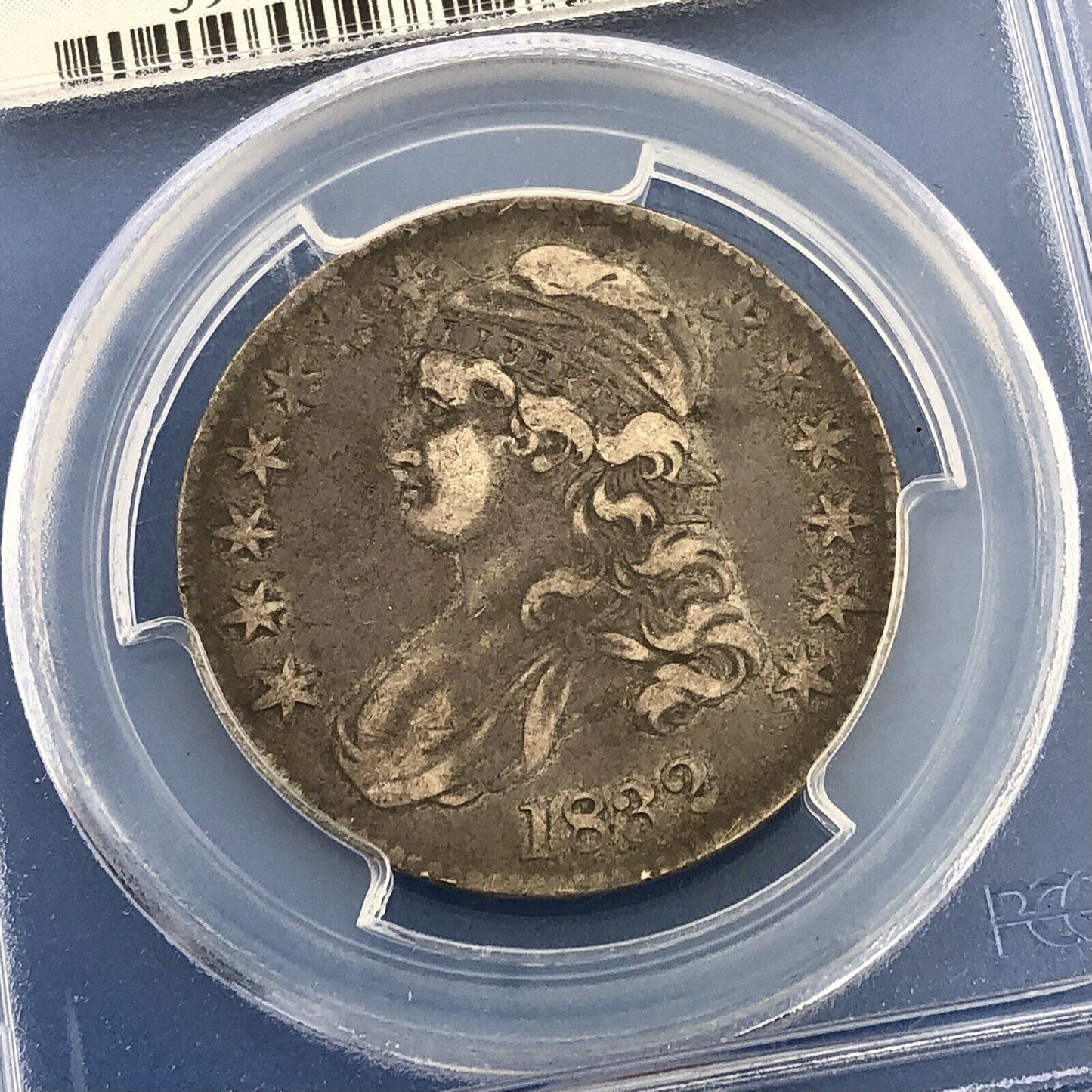 1832 Capped Bust Silver Half Dollar 50c Small Letters PCGS VF35 O-122 Coin