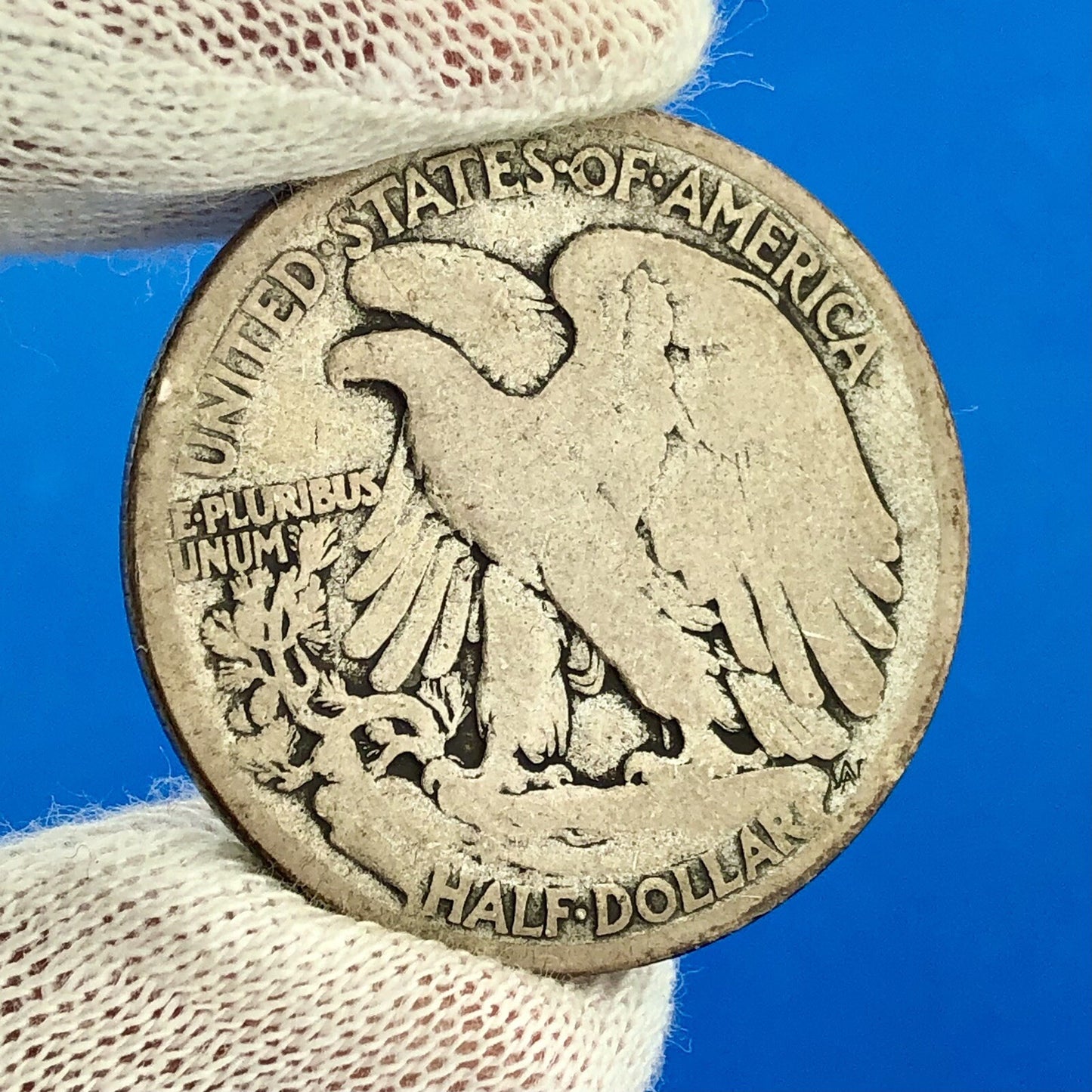 1917 D Obverse Walking Liberty Silver Half Dollar 50c Key Date Denver Coin