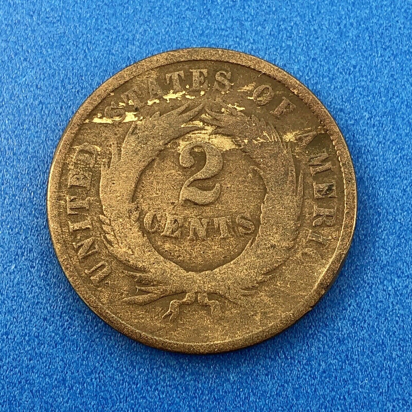 1864 P Bronze Two-Cent Piece Four Coin Mixed Date Union Shield Philadelphia Lot