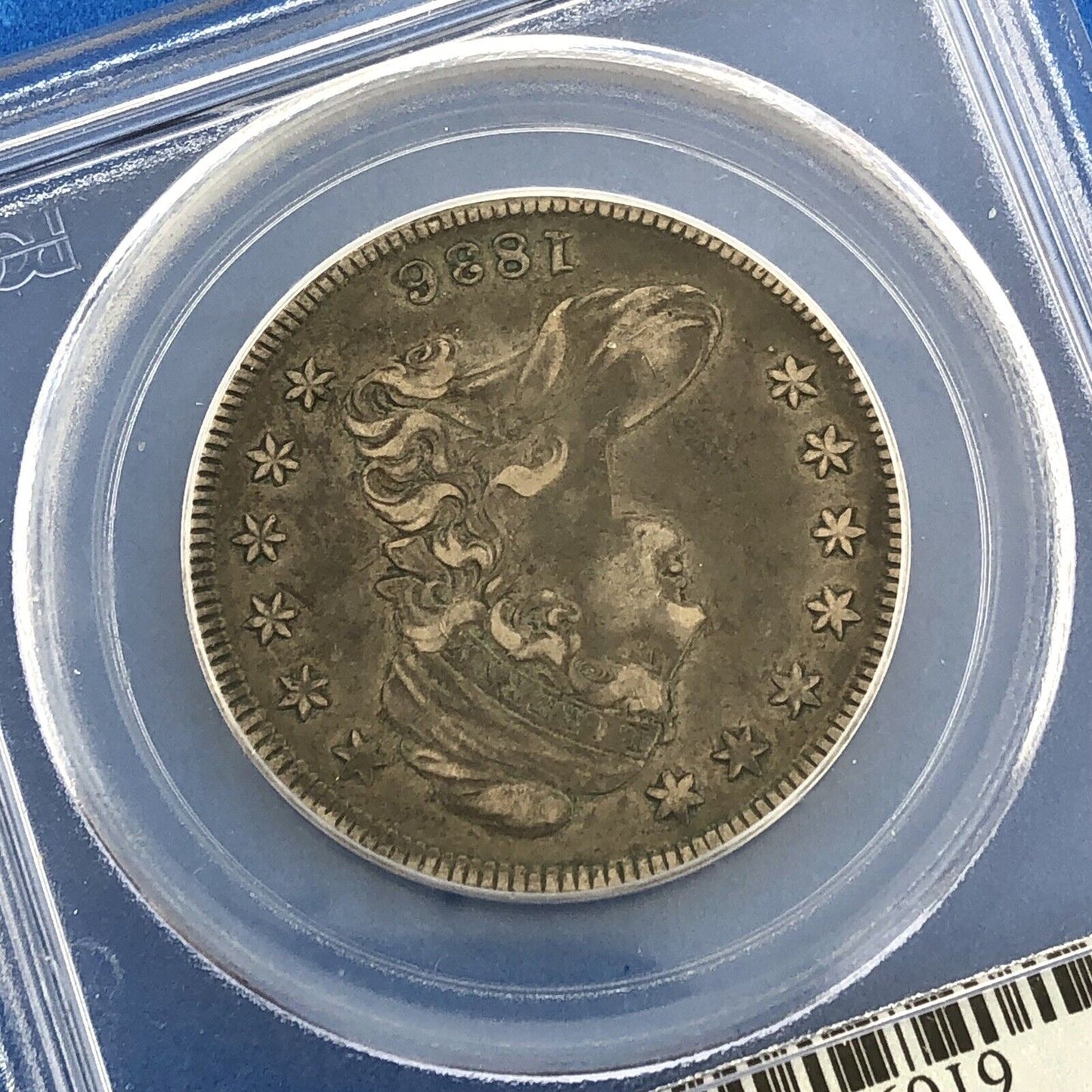 1836 Capped Bust Silver Half Dollar 50c Lettered Edge PCGS XF40 Early US Coin