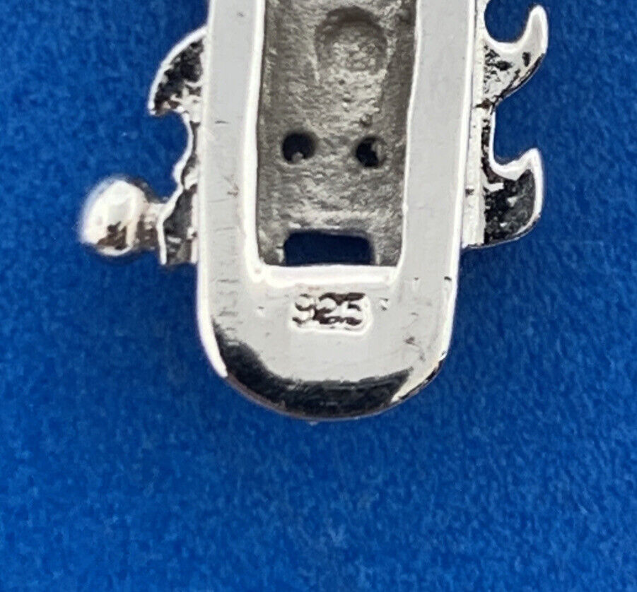 Designer 925 Sterling Silver Pave Diamond Statement Tennis Bracelet