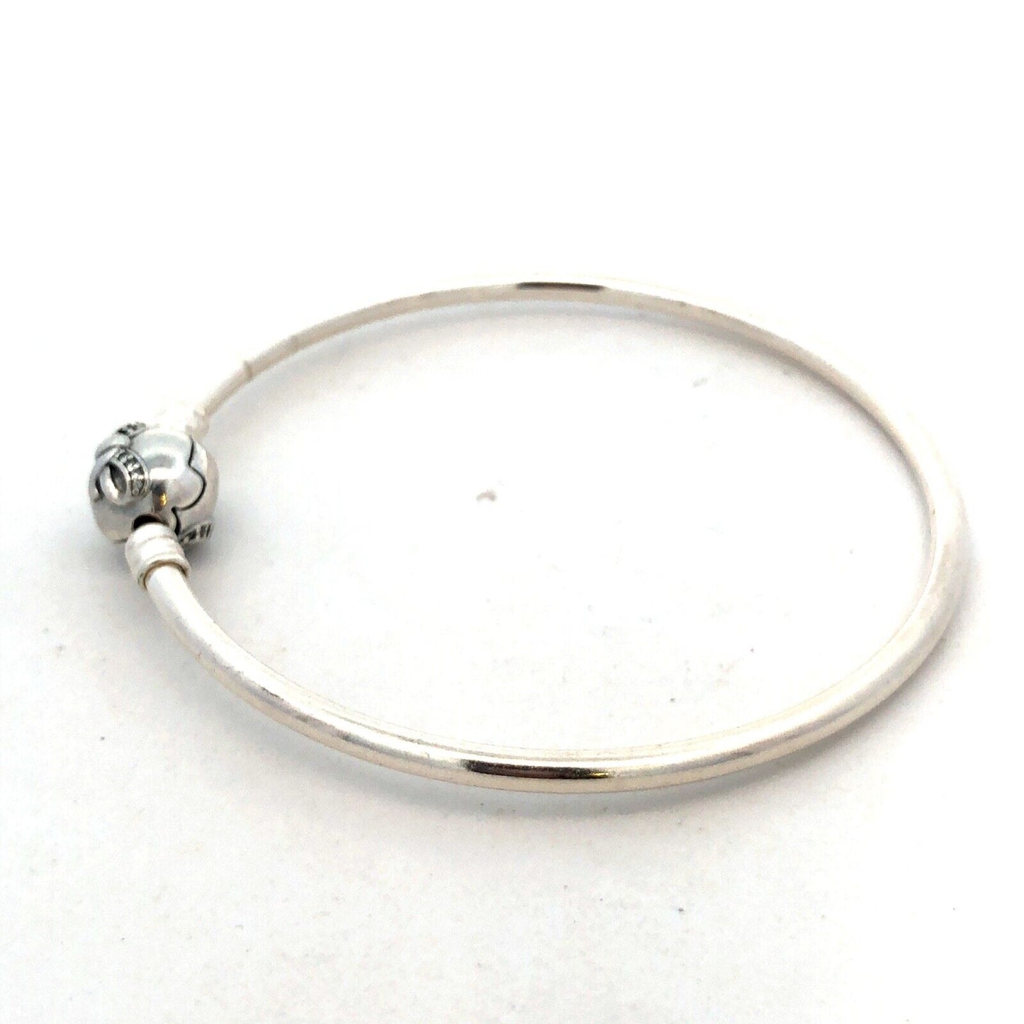 Designer PANDORA ALE 925 Sterling Silver Cubic Zirconia Bow Clasp Charm Bracelet