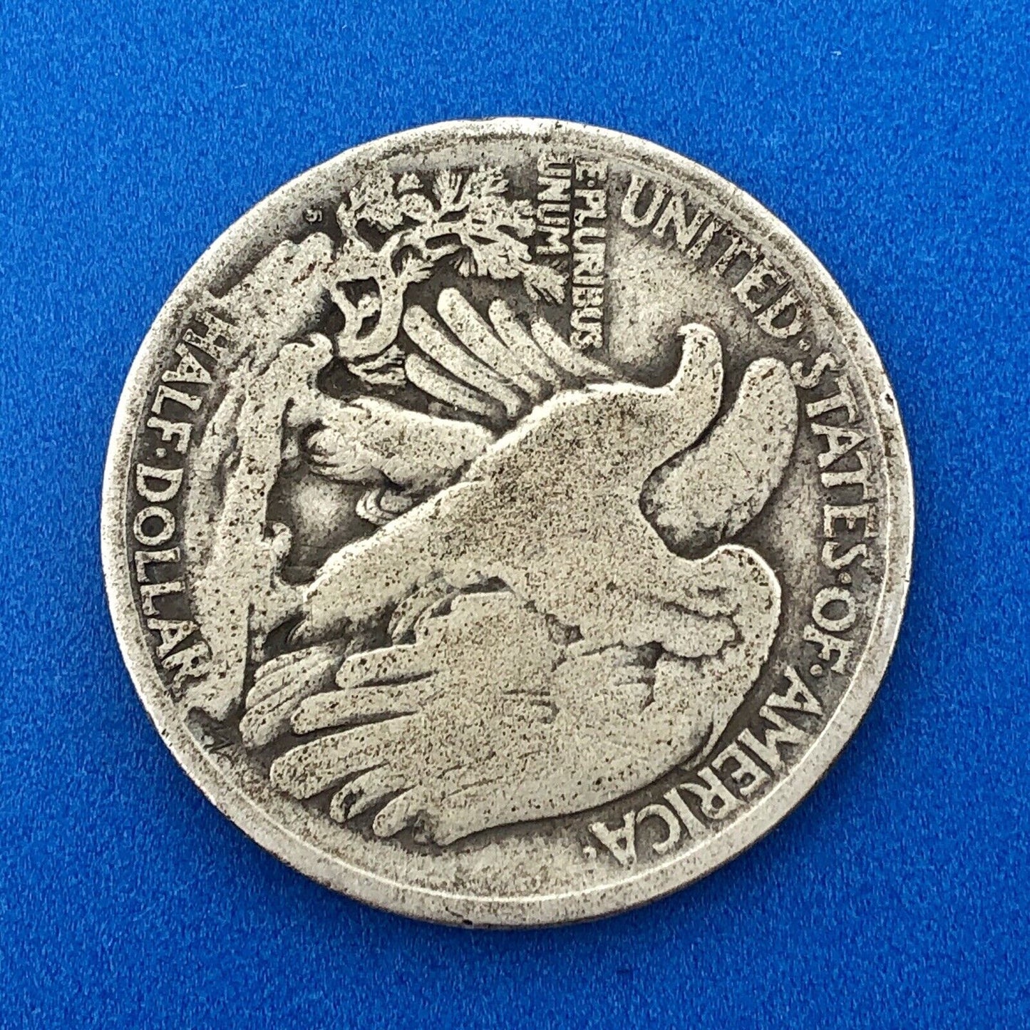 1917 S Reverse Silver Walking Liberty Half Dollar 50c Better Key San Fran Coin