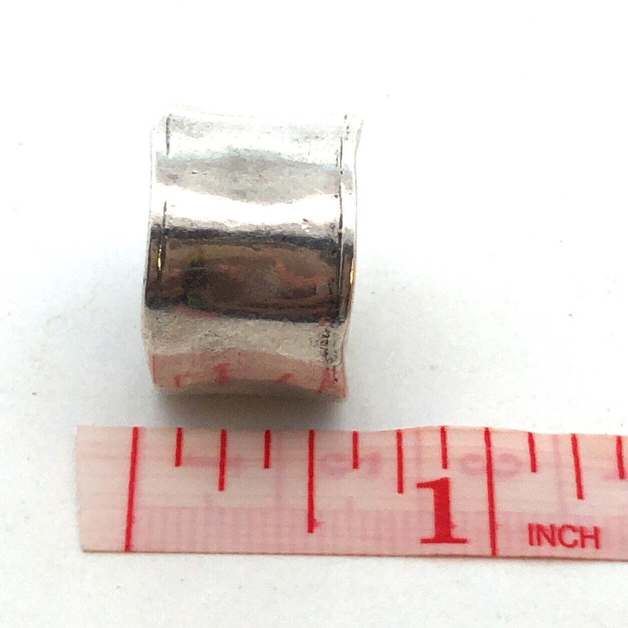 Designer Silpada 925 Sterling Silver Modernist Wide Cigar Band Ring