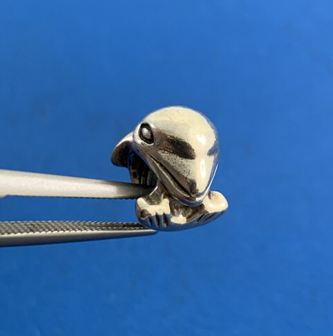 Authentic PANDORA 925 Sterling Silver Dolphin Ocean 790189 Slide Charm