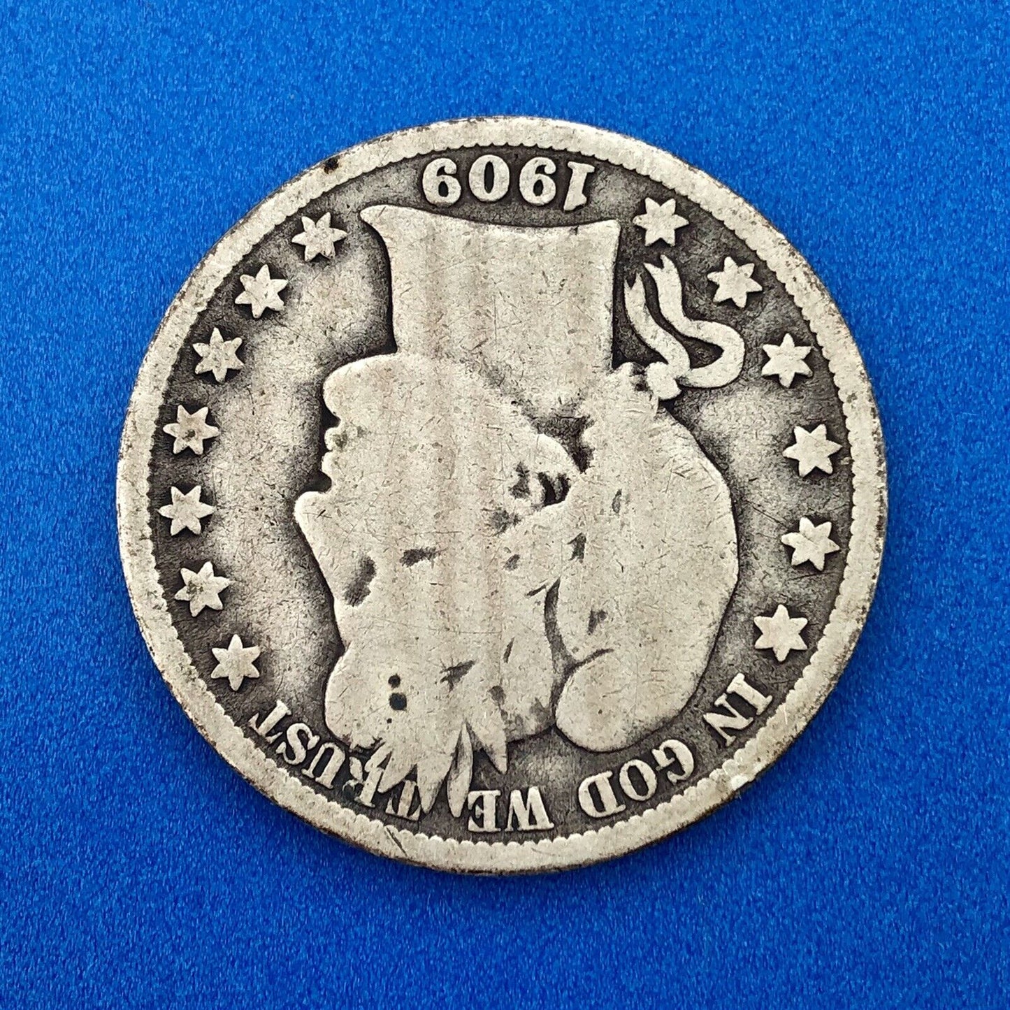 1909 O Silver Barber Half Dollar Better Key Date New Orleans Coin Rare Scarce